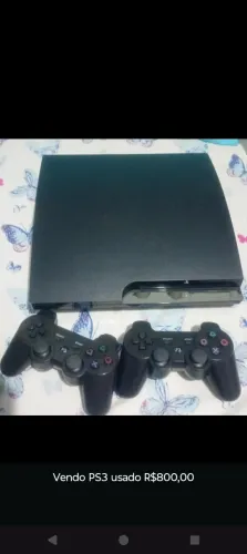 PS3 Usado completo, desbloqueado!