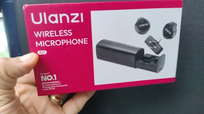 Microfone De Lapela Sem Fio Usb-c Preto Ulanzi novo