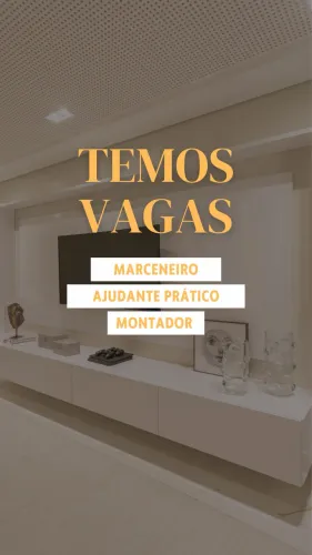 VAGA DE EMPREGO PARA MARCENARIA 