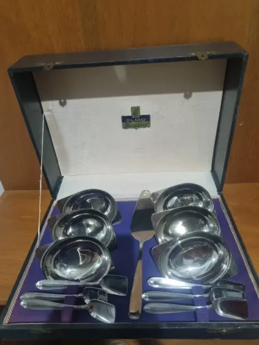 Conjunto de sobremesa inox