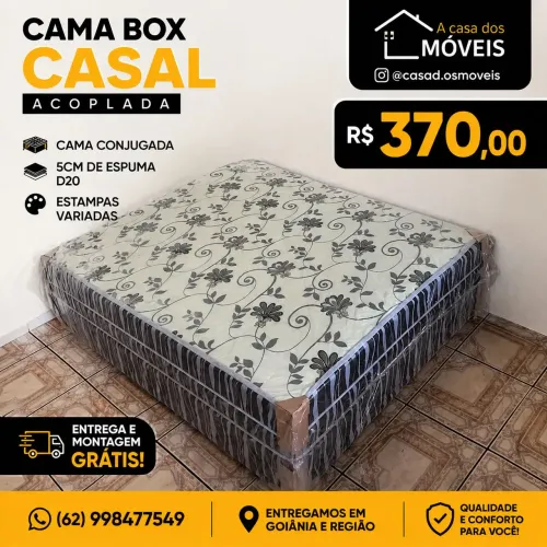 Cama box Josué 5cm de espuma