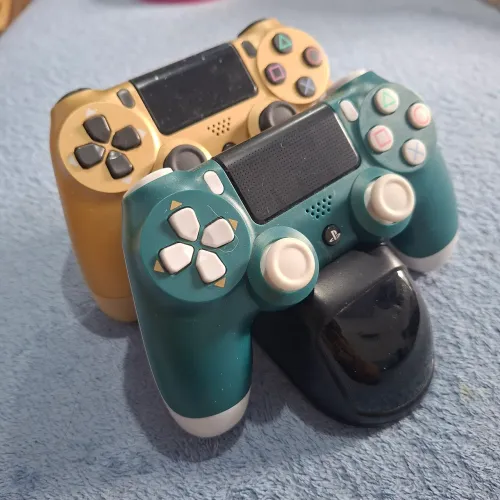 Controle Ps4 + Base carregador 
