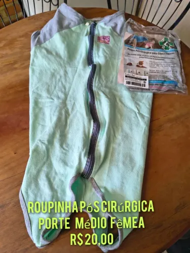 Roupinha cachorra, pós-cirúrgica porte médio fêmea