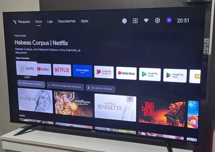 TV Philco 58 Polegadas Smart TV - Excelente Estado