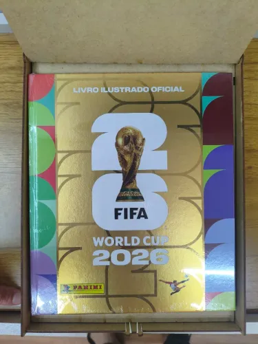 Album dourado da Copa 2026 COMPLETO