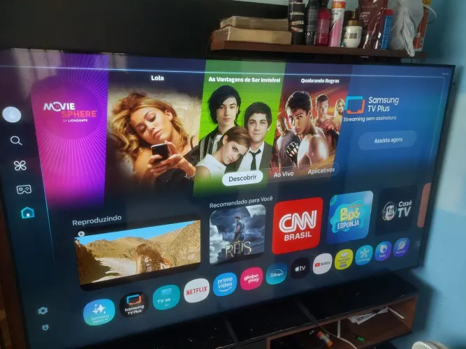 SMART TV 75 4K SAMSUNG CRISTAL GAMING HUB XBOX TUDO EM 1 U8600F SEMI NOVA