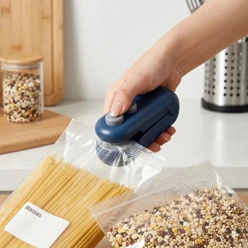 Mini Seladora De Embalagem Sacos Plásticos 