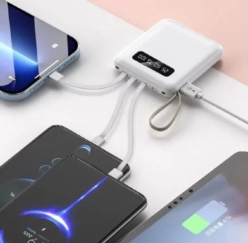 carregador compacto portátil (power bank) de 10.000mAh