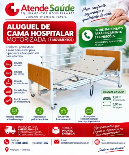 ALUGUEL DE CAMA HOSPITALAR