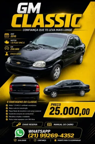 Chevrolet Classic Life/ls 1.0 VHC Flexp. 4P 2010