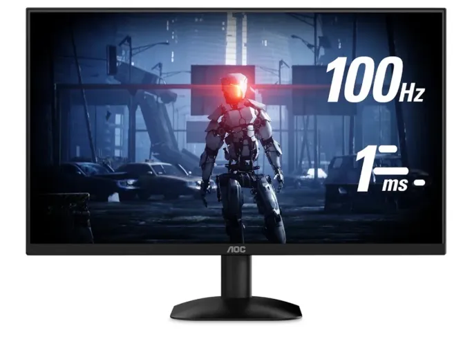 Monitor gamer AOC 100hz 1ms na caixa