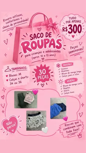 Roupas infantis seminovas