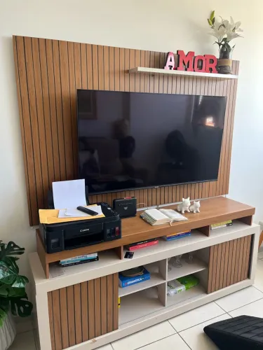 Painel com rack