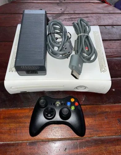 Xbox 360 Fat Completo - Controle Original