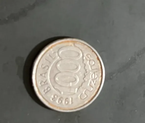 moeda brasileira de 1.000 cruzeiros de 1993