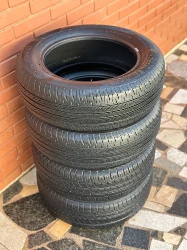 Jogo de pneu aro 15 - 80% borracha