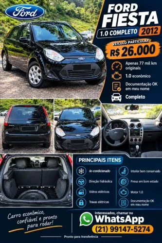 Ford Fiesta 1.0 8V Flex/class 1.0 8V Flex 5P 2012