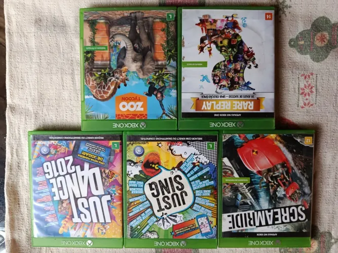 VENDO ESSES JOGOS PRA XBOX ONE TODOS ORIGINAIS E SEMINOVOS cada jogo $40 reais