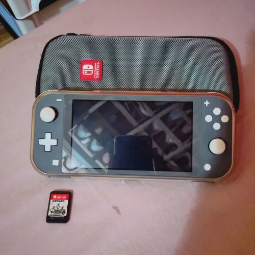 Nintendo Switch Lite - Cinza + SD128gb