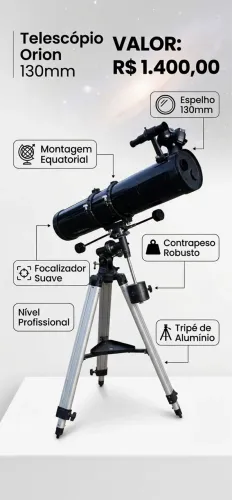 Telescópio Orion 130mm