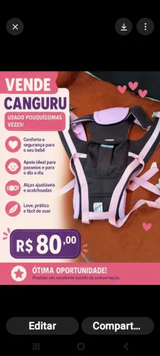 Vende-se  canguru 
