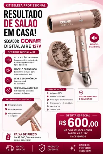 Secador digital Conair