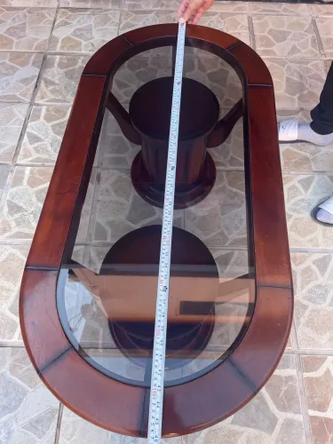 MESA DE CENTRO EM MADEIRA MACIÇA - QUALIDADE QUE NÃO SE ENCONTRA MAIS!