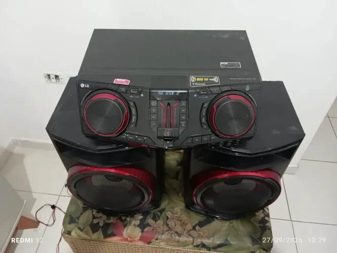 Mini System LG Xboom CL87 bluetooth 2350W sem leitor de CD.....