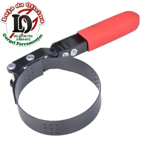 Chave saca filtro de cinta pequena cobo articulado 71 a 79mm - Bremen - BMN89