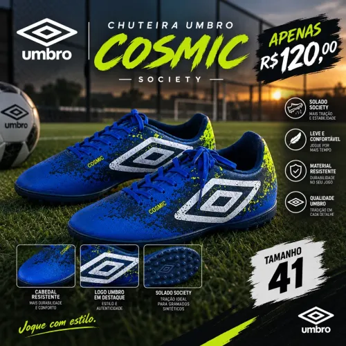 Chuteira society umbro