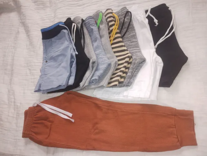 Lote de short infantil