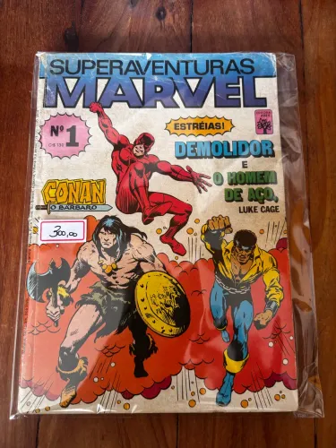 Superaventuras Marvel nº 1 - Estreias de Demolidor, Luke Cage e Conan, O Bárbaro!