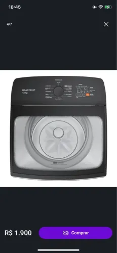 Máquina Brastemp 13 KG 1 ano de uso