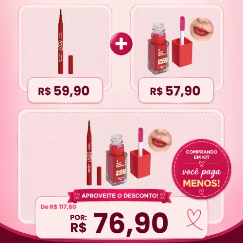 Kit Quem Disse, Berenice? PodDelas (delineador + balm tint)
