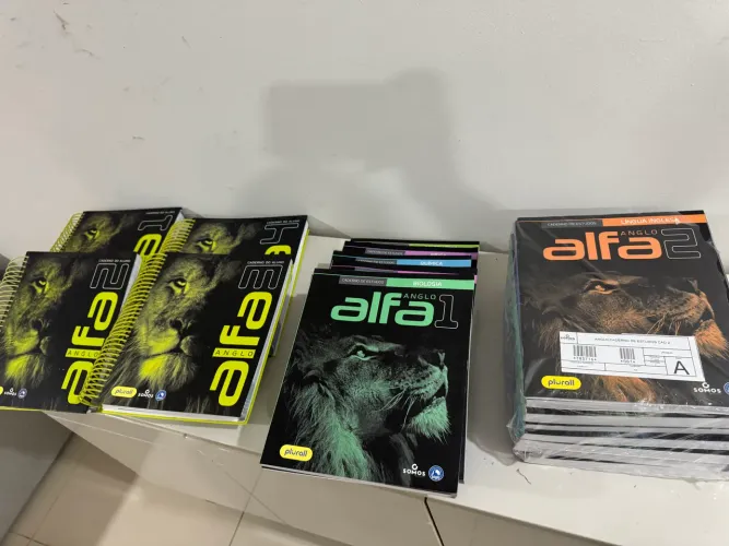 KIT ANGLO ALFA - ALFA VERDE (4und), COLEÇÃO (01 e 02) E HAC