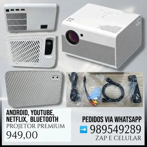 PROJETOR FULL HD ANDROID