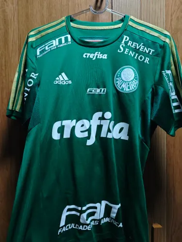 camisa adidas palmeiras 2014 37 juninho m