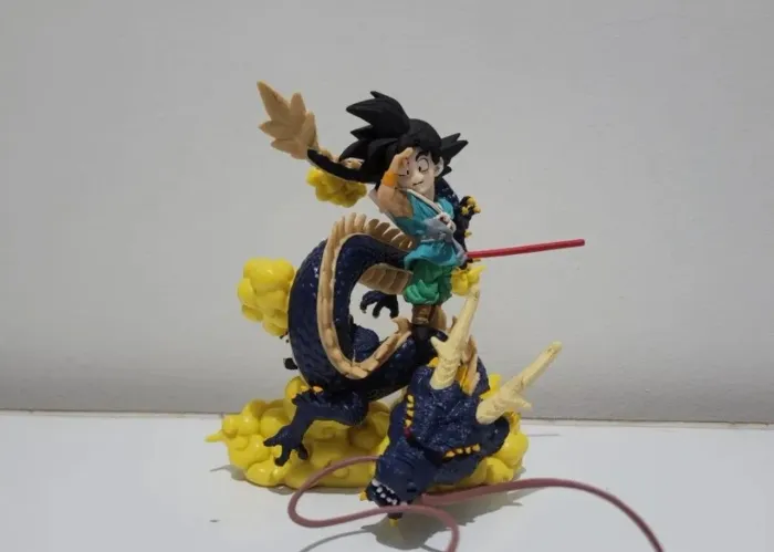 Bone Goku E Sheilong  Gragon ball