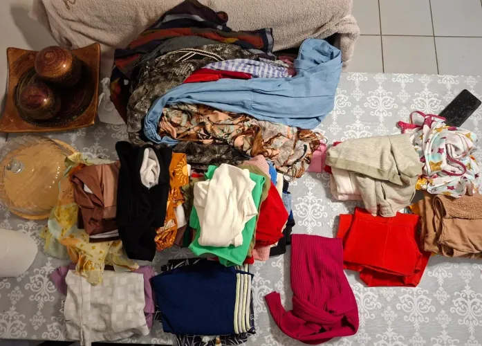 47 peças de roupa em ótimo estado, roupas farm, zara e mais