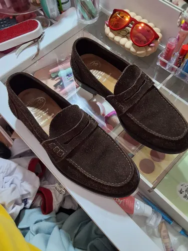 ?Mocassim Church's Pembrey Original Suede Marrom - UK 9