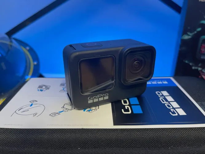 Kit Câmera de Ação GoPro Hero 9 + Acessórios Telesin Dome, Mergulho, Filtros ND