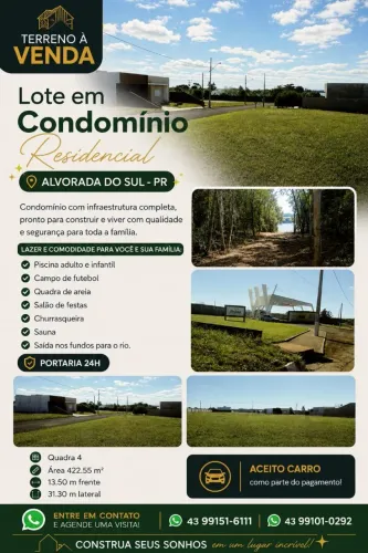 Lote Condomínio Brisas Paranapanema