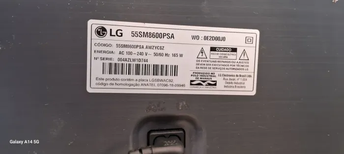 Smart TV 4K Lg 55 nanocell sm558600