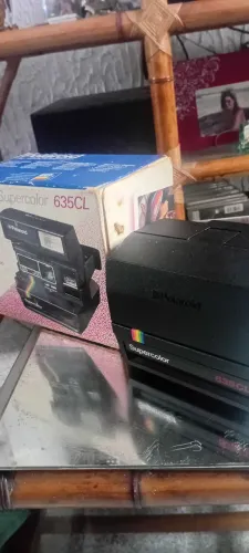 Camera polaroide 635 cl relíquia funcionando bem