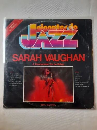 Sarah Vaughan "Gigantes do Jazz" (1980) [LP/Disco de Vinil]