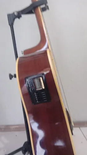 VIOLÃO HOFMA FOLK CORDAS DE AÇO ELETRO ACÚSTICO MOD. YE 220 NT
