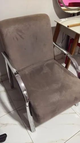 2 Poltrona Requintebox Braço Aluminio