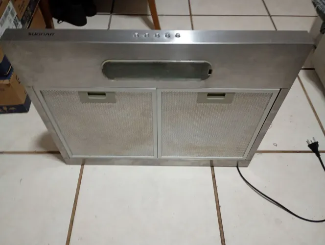 Depurador de ar suggar inox 60cm usado