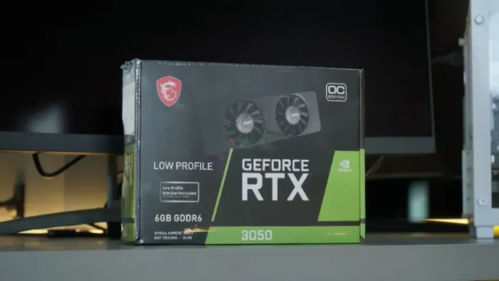 RTX 3050 6GB MSI Low Profile OC Edition-21x no cartão- Loja física!