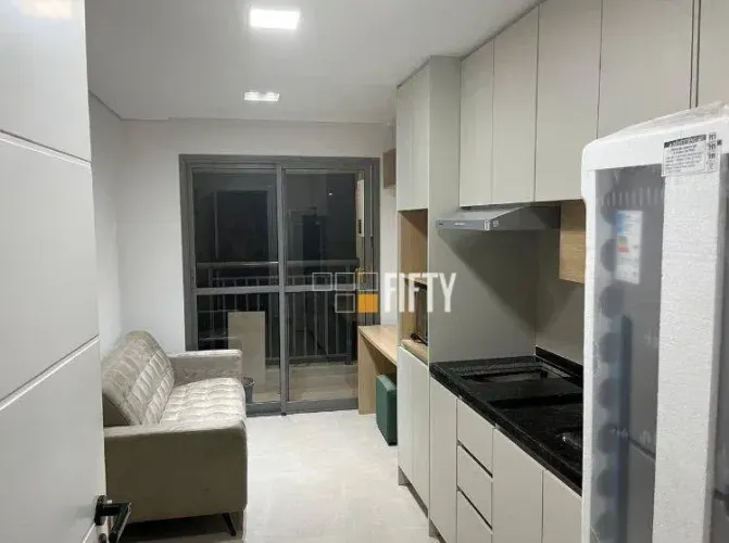 Apartamento com 1 dormitório para alugar, 30 m² por R$ 3.400,00/mês - Jardim Prudência - S